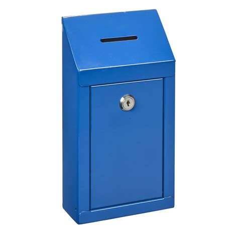 dontaion drop box metal|metal donation boxes for sale.